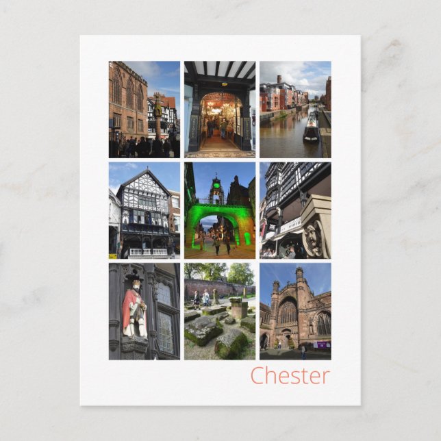 Carte Postale Chester (Devant)