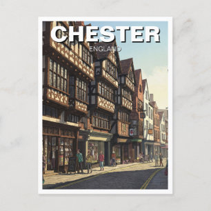 Carte Postale Chester England Travel