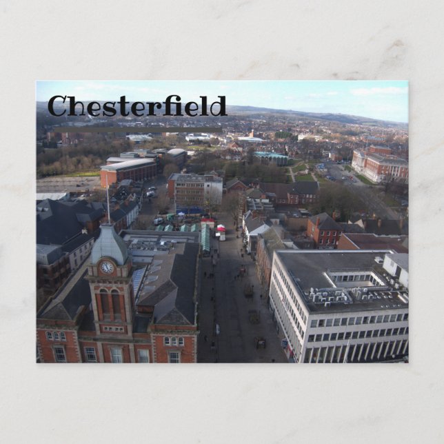 Carte postale Chesterfield Skyline (Devant)