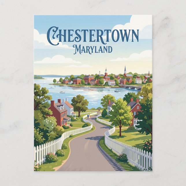 Carte Postale Chestertown Maryland (Devant)