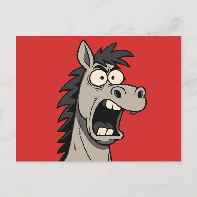 Carte Postale Cheval (Devant)