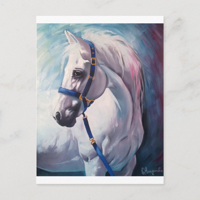 Carte Postale Cheval (Devant)