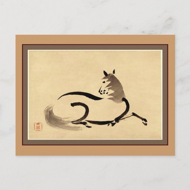 Carte Postale Cheval (Devant)