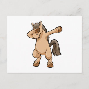 Carte Postale Cheval à Hip hop Dance Dab