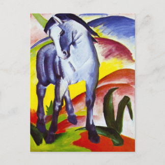 Carte postale Cheval bleu de Franz Marc