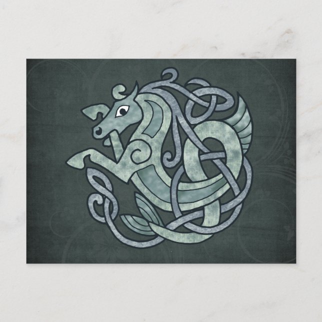 Carte Postale Cheval celtique (Devant)