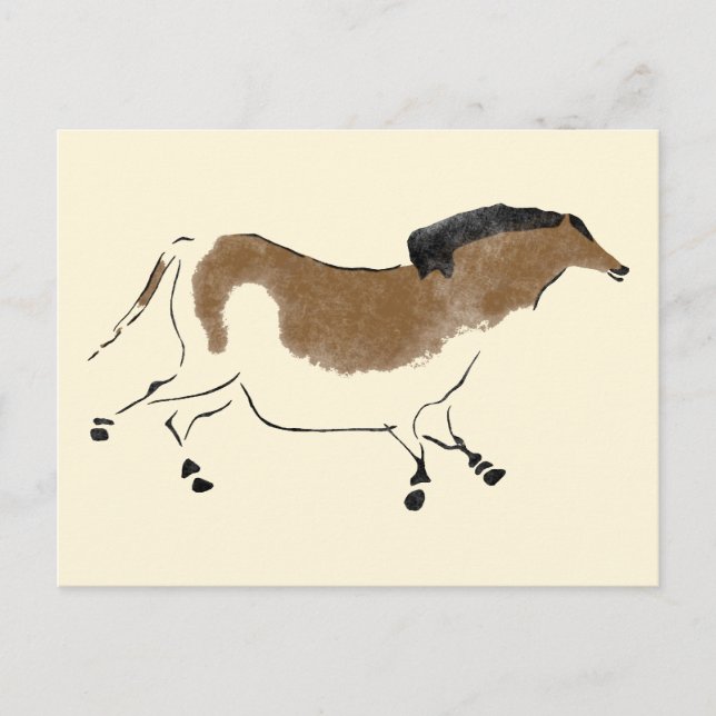 Carte Postale Cheval chinois (Devant)