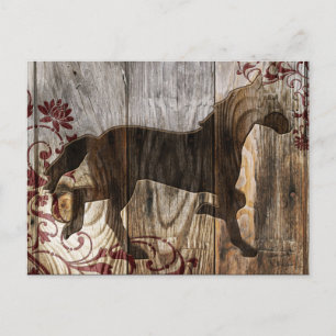 Carte Postale cheval de bois