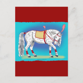 Carte Postale Cheval de cirque