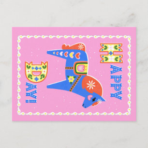 carte postale cheval de Dala