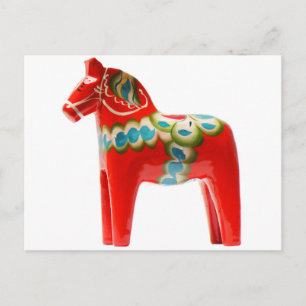 Carte Postale Cheval de Dala Suède