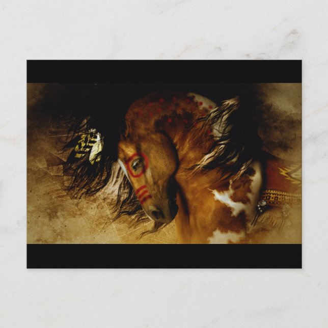 Carte Postale Cheval de l'Esprit (Devant)