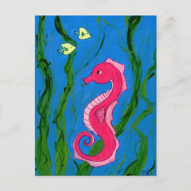 Carte Postale Cheval de mer (Devant)