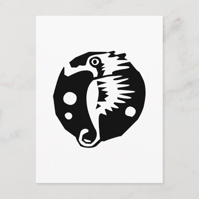 Carte Postale Cheval de mer (Devant)