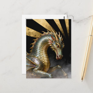 Carte Postale Cheval Dragon
