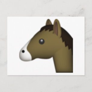 Carte Postale Cheval - Emoji