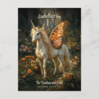 Cheval Fairy Orange Papillon Ailes Inspiration