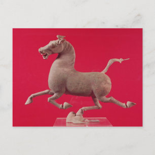 Carte Postale Cheval galopant avec un Hoof Repose sur un