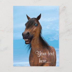 Carte Postale Cheval Heureux
