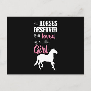 Carte Postale Cheval Horseshoe Chevaux Équitation Sayings Idée c
