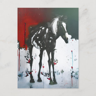 Carte Postale Cheval Pinto