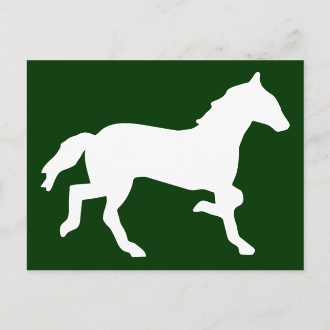 Carte Postale cheval simple (Devant)