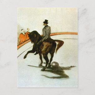 Carte Postale Cheval sur l'Anneau de Toulouse-Lautrec
