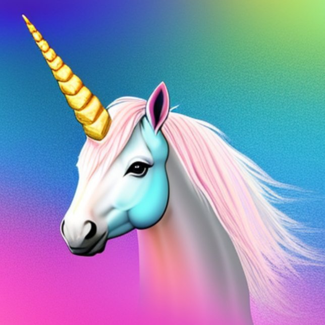 Carte postale Cheval Unicorn (Créateur téléchargé)