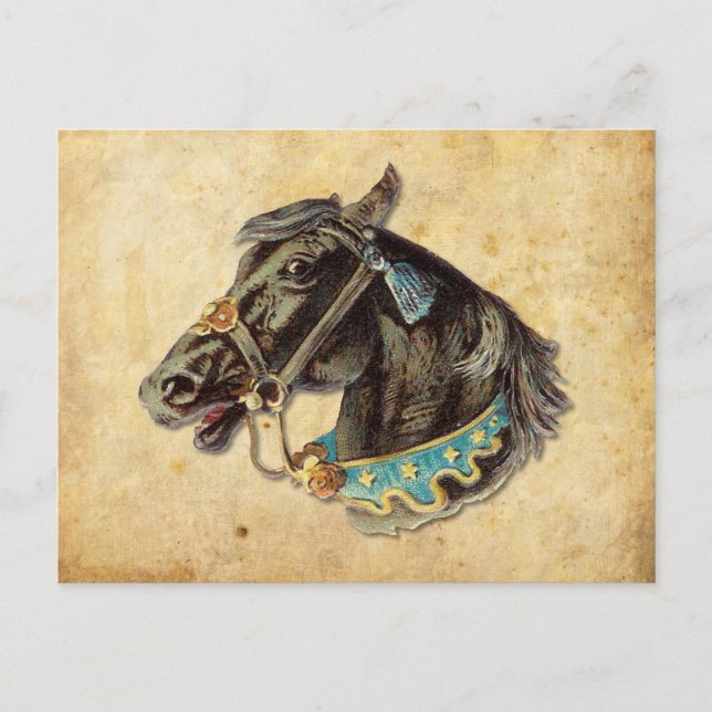 Carte Postale Cheval victorien (Devant)