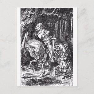 Carte Postale Chevalier blanc