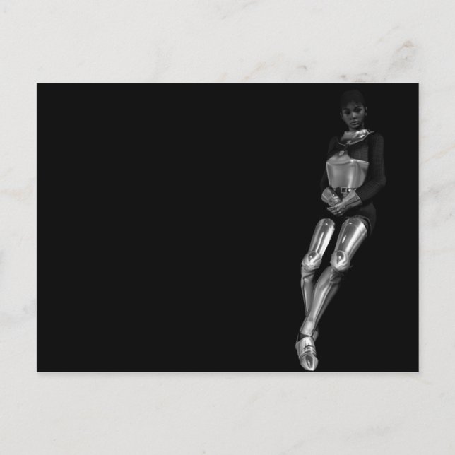 Carte Postale chevalier brillant (Devant)