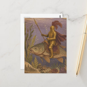 Carte Postale Chevalier de l'océan Fantastique