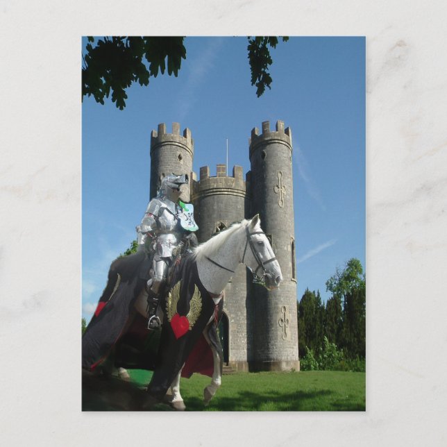 Carte Postale Chevalier du château de Blaise (Devant)