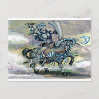 Carte Postale Chevalier n Dragon