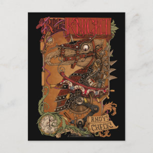 Carte postale Chevalier rouge