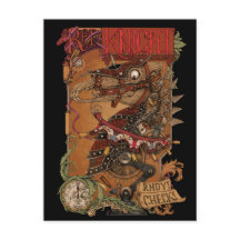 Carte postale Chevalier rouge