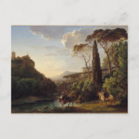 Chevaliers dans le paysage italien Ephemera Art Vi