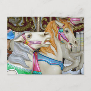 Carte Postale Chevaux de carrousel