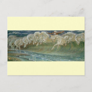Carte Postale *Chevaux de Neptune* par Walter Crane
