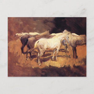 Carte Postale Chevaux de Sargent- de chanteur de John chez Palma