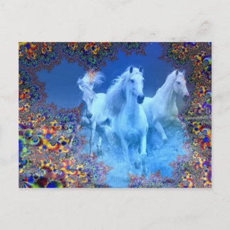 Carte Postale Chevaux mystiques