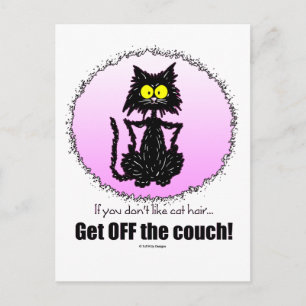 Carte Postale Cheveux de chat...Cadeaux pour Amoureux de les cha