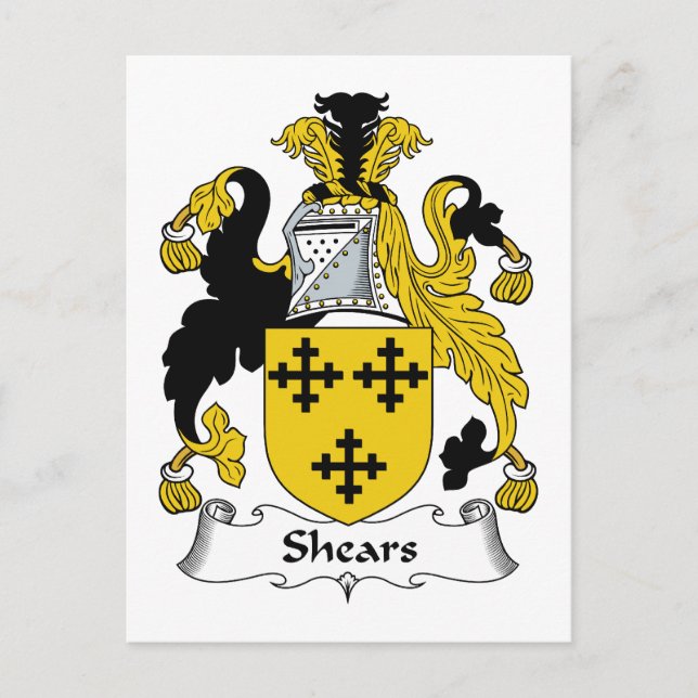Carte Postale Cheveux Famille Crest (Devant)