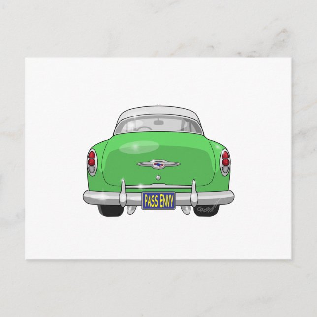 Carte Postale Chevrolet Bel Air Pass 1953 Envy (Devant)