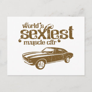 Carte Postale Chevrolet Camaro SS 396 1967