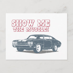 Carte Postale Chevrolet Chevelle SS 454 1970