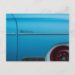 Carte Postale Chevrolet Deluxe Blue Fender