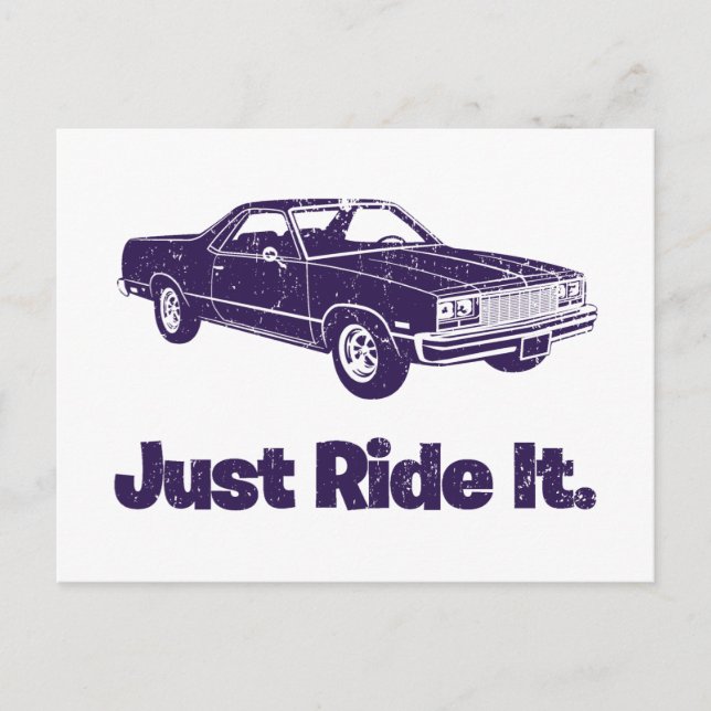 Carte Postale Chevrolet El Camino 1977 (Devant)
