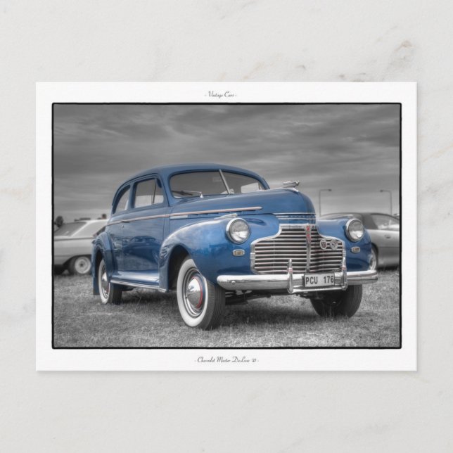 Carte Postale Chevrolet Master DeLuxe '41 (Devant)
