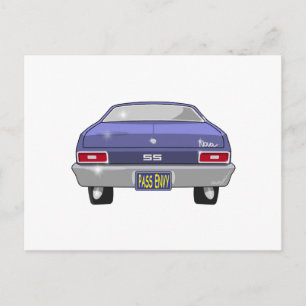 Carte Postale Chevrolet Nova SS 1970